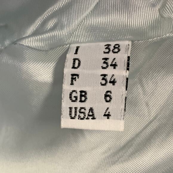 FUTURE OZBEK Size 4 Navy Polyamide Blend Single Breasted Blazer Mini Skirt Set - Picture 9 of 12